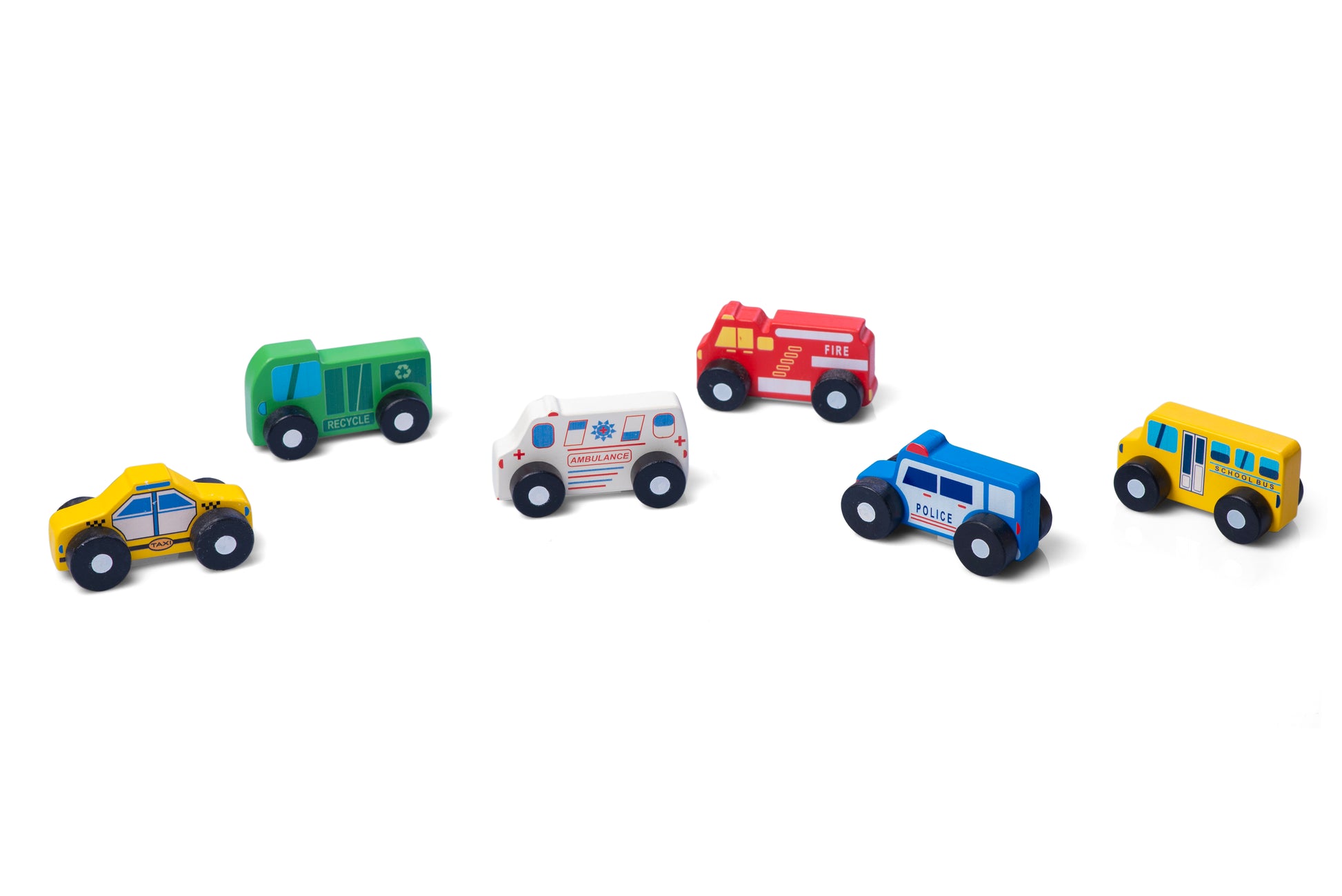 Wooden City  Vehicle  Set - ShinyTotts