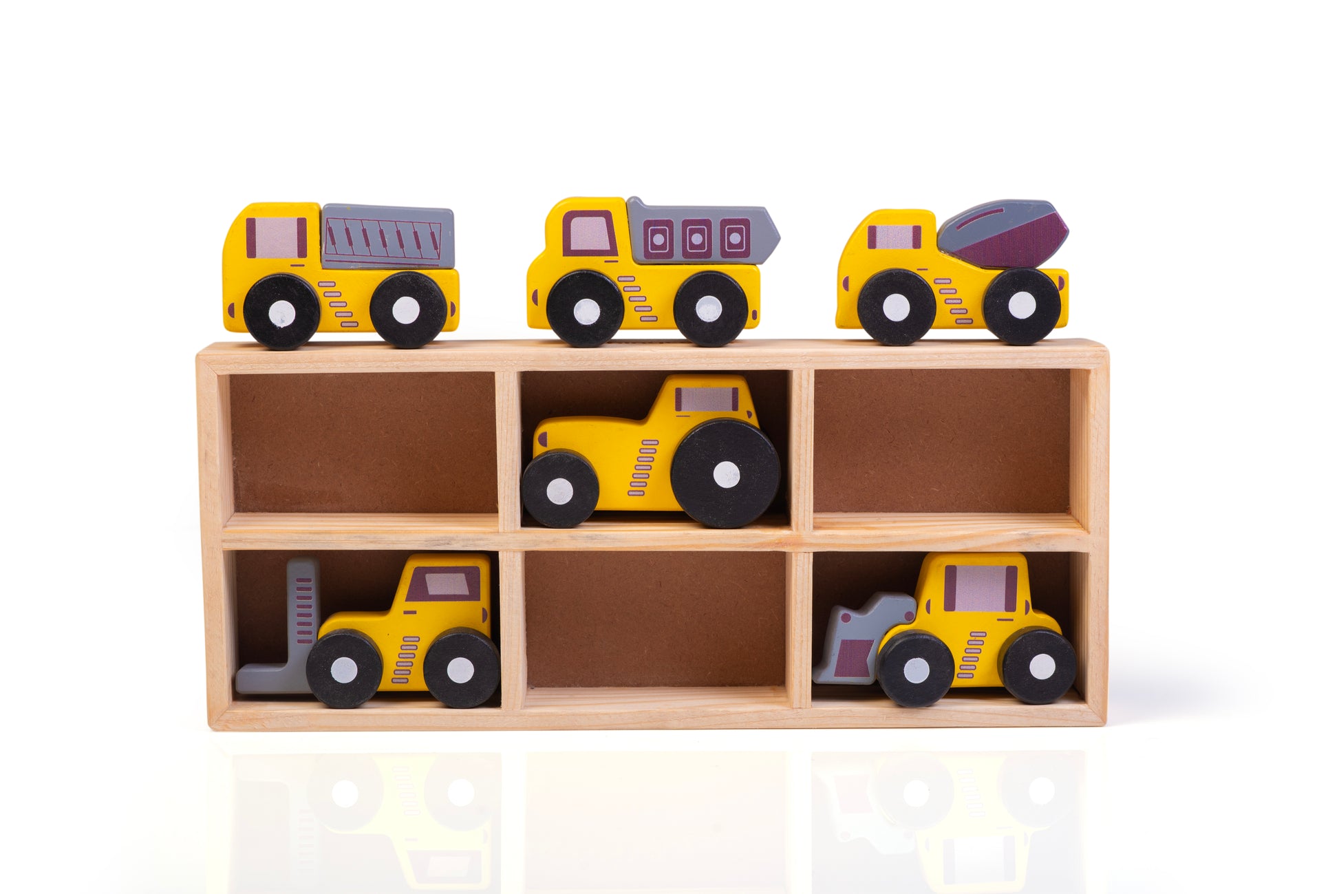 Wooden Construction  Vehicle  Set - ShinyTotts