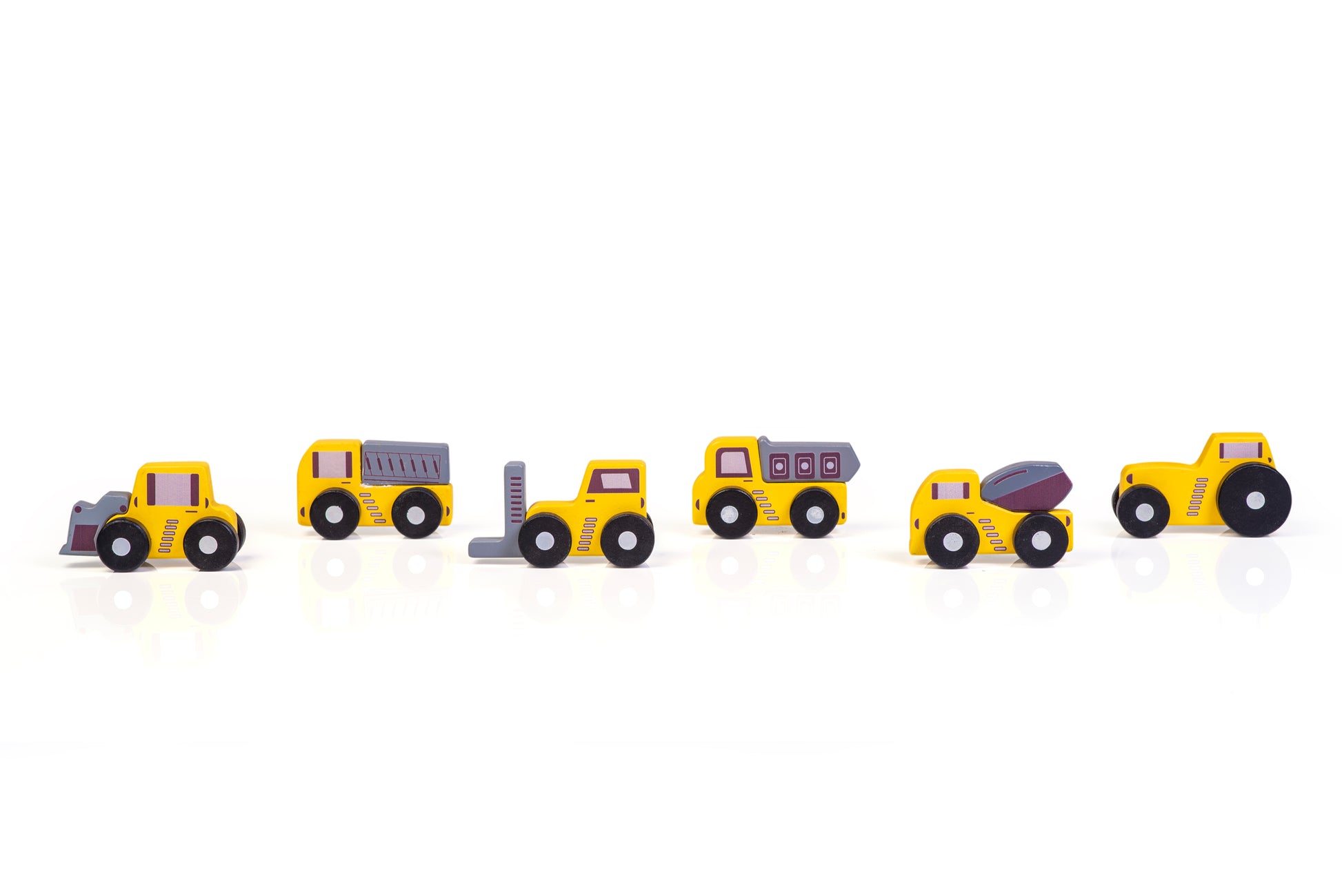 Wooden Construction  Vehicle  Set - ShinyTotts