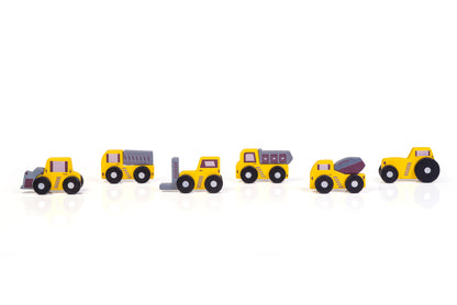 Wooden Construction  Vehicle  Set - ShinyTotts